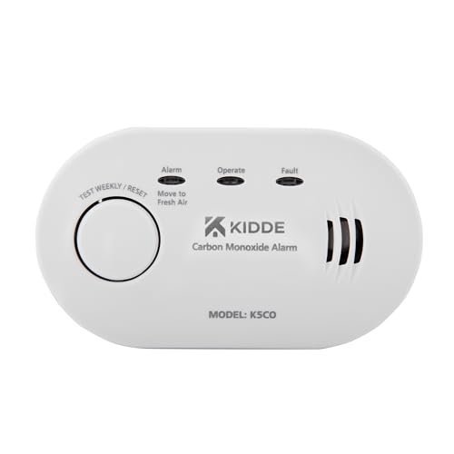 Kidde 5CO Battery Powered Carbon Monoxide Alarm 10 Year Life