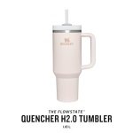 Stanley Quencher H2.0 FlowState Tumbler 1.2L - Cold For 11 Hours - Iced For 48 Hours - Water Bottle with Straw, Handle and Lid - Dishwasher Safe - Travel Mug For Cold or Hot Drinks - Rose Quartz - Image 10