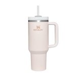 Stanley Quencher H2.0 FlowState Tumbler 1.2L - Cold For 11 Hours - Iced For 48 Hours - Water Bottle with Straw, Handle and Lid - Dishwasher Safe - Travel Mug For Cold or Hot Drinks - Rose Quartz