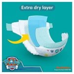 Pampers Baby-Dry Paw Patrol Edition Size 4, 222 Nappies, 9kg - 14kg, Monthly Pack, with A Stop & Protect Pocket to Help Prevent Leaks At The Back - Image 5