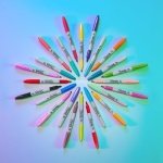 Sharpie Glam Pop Permanent Markers | Fine Point for Bold Details | Assorted Vibrant Colours | 12 Marker Pens - Image 4