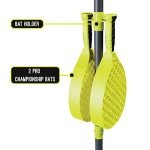 Swingballl PRO All Surface Tennis Ball Game Set, Swingball's Ultimate Outdoor Family Game for Ages 6+ to Adults, Real Tennis Ball and 2 Power Bats, Superior All Surface Base, Adjustable Height to 1.8M - Image 4