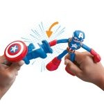 Play-Doh Marvel Captain America Stamping Shield Action Figure Playset - Image 7