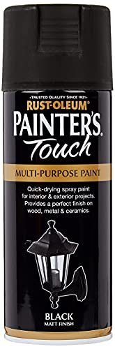 Rust-Oleum AE0040025E8 400ml Painter's Touch Spray Paint - Matt Black