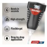 Loctite Super Glue Power Gel, Flexible Super Glue Gel, Superglue with Non-Drip Formula for Vertical Applications, Clear Glue with Precise Nozzle, 1x4g - Image 5