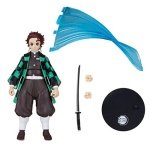 McFarlane Toys, Demon Slayer 7-inch Slayer Tanjiro Action Figure, Netflix Demon Slayer Anime Series Collectible Figure with Collectors Stand Base - Ages 12+ - Image 4