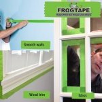 Frog Tape Green Multi Surface Painters Masking Tape, Indoor Painting and Decorating For Sharp Lines and No Paint Bleed 36mm X 41.1m - Image 6