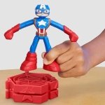 Play-Doh Marvel Captain America Stamping Shield Action Figure Playset - Image 8