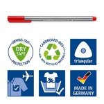 STAEDTLER 334 SB20 Triplus Fineliner Superfine Pen, 0.3mm Line Width - Assorted Colours (Desktop Box of 20) - Image 3