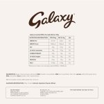 Galaxy Smooth Caramel & Milk Chocolate Bar 135g - Image 5