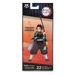 McFarlane Toys, Demon Slayer 7-inch Slayer Tanjiro Action Figure, Netflix Demon Slayer Anime Series Collectible Figure with Collectors Stand Base - Ages 12+ - Image 2