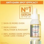 Garnier Vitamin C Serum for Face, Anti-Dark Spots & Brightening Serum, 3.5% Vitamin C, Niacinamide, Salicylic Acid & Lemon Extract, Brightening Serum For Dull, Tired Skin - 30Ml , Pack of 1 - Image 6