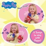 Peppa Pig 08117, Sing With Me Peppa, Interactive Feature Plush, Musical Soft Microphone, Toys, Gift for Preschoolers, Multicolour - Image 4