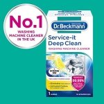 Dr. Beckmann Service-it Deep Clean Washing Machine Cleaner | Removes 99,99 % of bacteria and fungi and viruses | eliminates bad odours | 250 g - Image 2