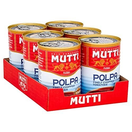 519-69yJJL.jpg Mutti Finely Chopped Tomatoes 400g (Pack of 6) - Image 1