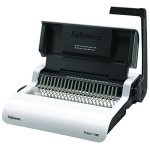 Fellowes Binding Machine - Pulsar+ 21-Hole, 300 Sheet Manual Paper Punch Comb Binder Machine with Starter Kit 10 Comb Bindings - Ideal for Small Office Use - White/Grey - Image 4
