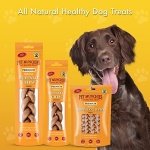 Pet Munchies Large Buffalo Dental Chew, Healthy, Natural and Long-Lasting Dog Treats, Grain Free and Low in Fat 90g - Image 2