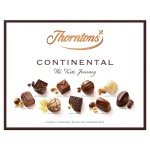Thorntons Continental Dark Chocolate Gift, Perfect for Sharing, Gifts for Women and Men, Unique Flavours Milk, White, Dark Chocolate, 264g