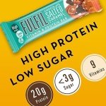 FULFIL Vitamin and Protein Bars (15 x 55 g Bars) — Chocolate Salted Caramel Flavour — 20 g High Protein, 9 Vitamins, Low Sugar - Image 4