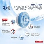 UniBond AERO 360° Moisture Absorber Neutral Refill Tab, ultra-absorbent and odour-neutralising, for AERO 360° Dehumidifier, Condensation Absorbers, 450 g ( Pack of 4) - Image 5