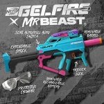 Nerf Pro Gelfire X MrBeast Blaster, 1600 Gelfire Rounds, 300 Round Hopper, Rechargeable Battery, Eyewear - Image 10