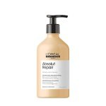 L’Oréal Professionnel Absolut Repair Shampoo, With Protein And Gold Quinoa, For Dry and Damaged Hair, Serie Expert, 500ml