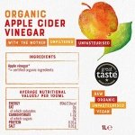 Raw Organic Apple Cider Vinegar with the Mother - Raw, Unpasteurised and Unfiltered - Gut Health, Aids Digestion - Naturally Vegan, 1 l (Pack of 1) - Image 3