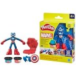 Play-Doh Marvel Captain America Stamping Shield Action Figure Playset