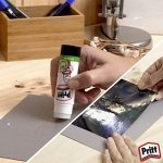Pritt Glue Stick, Safe & Child-Friendly Craft Glue for Arts & Crafts Activities, Strong-Hold adhesive for School & Office Supplies, 22 g (Pack of 3) - Image 2