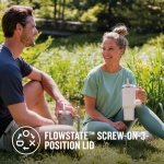 Stanley Quencher H2.0 FlowState Tumbler 1.2L - Cold For 11 Hours - Iced For 48 Hours - Water Bottle with Straw, Handle and Lid - Dishwasher Safe - Travel Mug For Cold or Hot Drinks - Rose Quartz - Image 8