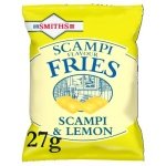 Smith's Savoury Selection Scampi & Lemon Fries 27g (Sheet of 24 Bags) - Scampi and Lemon Flavor Cereal Snack [Packaging may vary] - Image 9
