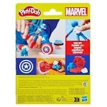 Play-Doh Marvel Captain America Stamping Shield Action Figure Playset - Image 2