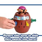 TOMY Pop Up Pirate Classic Children's Action Board Game, Family and Preschool Kids Game for Children 4, 5, 6, 7, 8 Year Old Boys Girls Adults,Packaging may vary, Wood - Choc Brown - Image 3