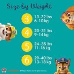 Pampers Baby-Dry Paw Patrol Edition Size 4, 222 Nappies, 9kg - 14kg, Monthly Pack, with A Stop & Protect Pocket to Help Prevent Leaks At The Back - Image 2