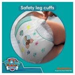 Pampers Baby-Dry Paw Patrol Edition Size 4, 222 Nappies, 9kg - 14kg, Monthly Pack, with A Stop & Protect Pocket to Help Prevent Leaks At The Back - Image 4