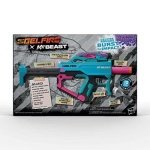 Nerf Pro Gelfire X MrBeast Blaster, 1600 Gelfire Rounds, 300 Round Hopper, Rechargeable Battery, Eyewear - Image 2
