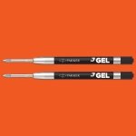 Parker Jotter Originals Gel Pen Refills | Smooth Black Gel Ink Refills | Medium Tip (0.7mm) | 2 Count - Image 7