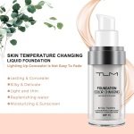2 Pack TLM Color Changing Foundation For Aging Skin,Liquid Makeup Base Nude Face Cover Concealer Cream, Warm Skin Tone Moisturizing Cover, 30 mL - Image 7