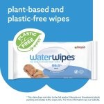 WaterWipes Plastic-Free Original Baby Wipes, 99.9% Water Based Wipes, Unscented for Sensitive Skin, 720 count (Pack of 12) - Image 3