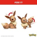 MEGA Pokémon Building Toys Set Build & Show Eevee with 215 Pieces, Articulated and Poseable, 4 Inches Tall, for Kids, HDL84 - Image 3