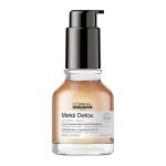L’Oréal Professionnel Metal Detox Concentrated Oil for Soft, Shiny, Silky Hair, Fast-absorbing Lightweight Concentrated Texture, Daily Leave-in, For All Hair Types, 50 ml