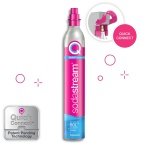 SodaStream 60 Litre Spare Gas Cylinder for Sparkling Water Maker, CO2 Cylinder for Making Fizzy Carbonated Water at Home, (Quick Connect, Pink Gas Compatible with Terra, Art, Duo, Gaia, E-Terra) - Image 5
