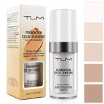 2 Pack TLM Color Changing Foundation For Aging Skin,Liquid Makeup Base Nude Face Cover Concealer Cream, Warm Skin Tone Moisturizing Cover, 30 mL - Image 2