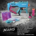 Nerf Pro Gelfire X MrBeast Blaster, 1600 Gelfire Rounds, 300 Round Hopper, Rechargeable Battery, Eyewear - Image 11