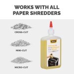 Fellowes Shredder Oil for Micro Cut and Cross Cut Paper Shredders, 355ml - Shredder Oil Lubricant - Image 4