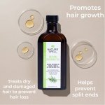 Nature Spell Rosemary Oil For Hair With Hair Precision Oil Applicator Bottle Comb 150ml, Treats Dry, Damaged Hair & Targets Hair Growth, Made In The UK - Image 6