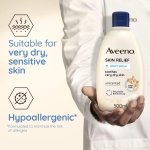 Aveeno Skin Relief Moisturising Body Wash (1x 500ml), Gentle Cleansing Body Wash with Soothing Triple Oat Complex, Soap-Free, Unscented Body Wash for Sensitive and Very Dry Skin - Image 3