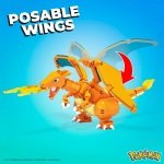 MEGA Pokémon Action Figure Building Toys for Kids, Charmander Evolution Set with 300 Pieces, 3 Poseable Characters, Charmeleon and Charizard, HFG06 - Image 5