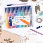 STAEDTLER 323 SB20 Triplus Colour Fibre-Tip Pens, 1.0mm - Assorted Colours (Pack of 20) - Image 2