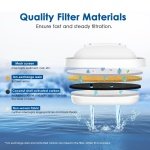 Waterdrop Water Filter Cartridges, Replacement for Brita® Maxtra+® Plus, Maxtra Pro® All-in-1, Compatible with Brita® Marella® Jug, Brita® Kettle, Reduce PFAS, PFOA/PFOS, TÜV SÜD, NSF Certified (6) - Image 5